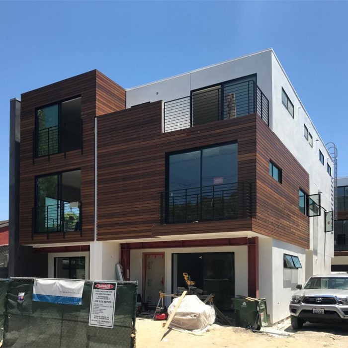 Formosa 4! Small Lot Subdivision nearing completion in Hollywood. Yes, that's a world famous Telemachus construction sign on the fence out front